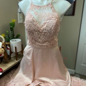 Crystal doll Formal fit and flare dress